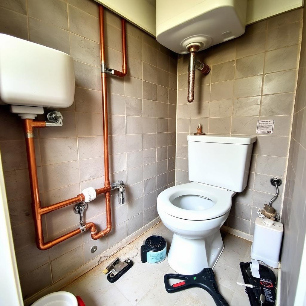 Bathroom work in progress